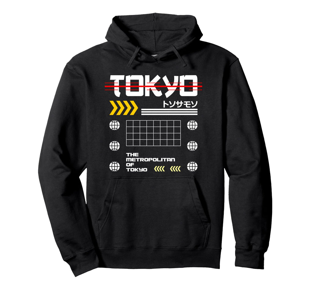 Tokyo Japan Anime Aesthetic Kawaii Hoodie - Novelty Apparel for Adults - T-Shirt, Sweatshirt, Hoodie