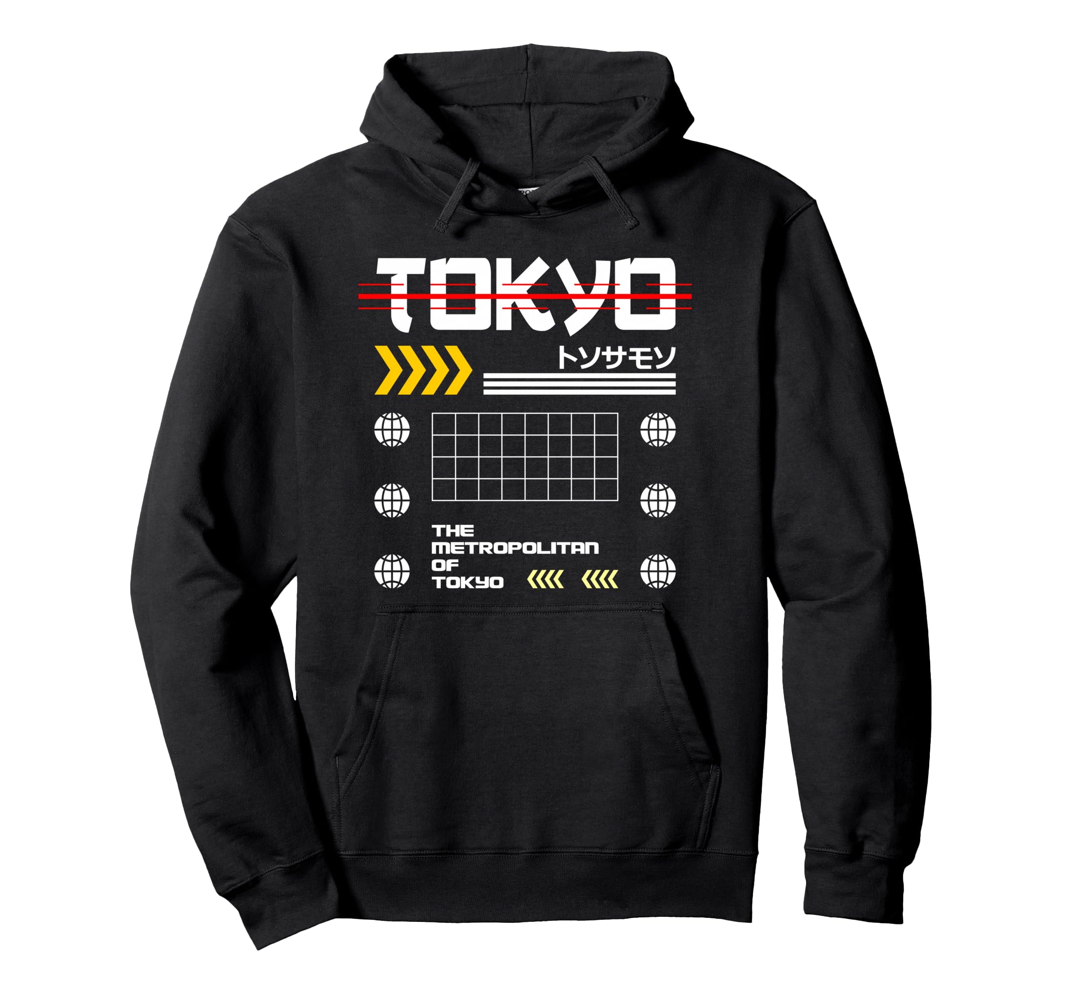 Tokyo Japan Anime Aesthetic Kawaii Hoodie - Novelty Apparel for Adults - T-Shirt, Sweatshirt, Hoodie