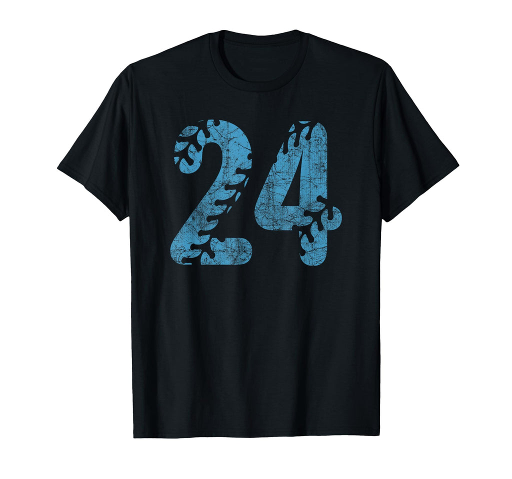 Baseball Softball Mom 24 Number T-Shirt - Minimalist Print Men Women - T-Shirt, Sweatshirt, Hoodie