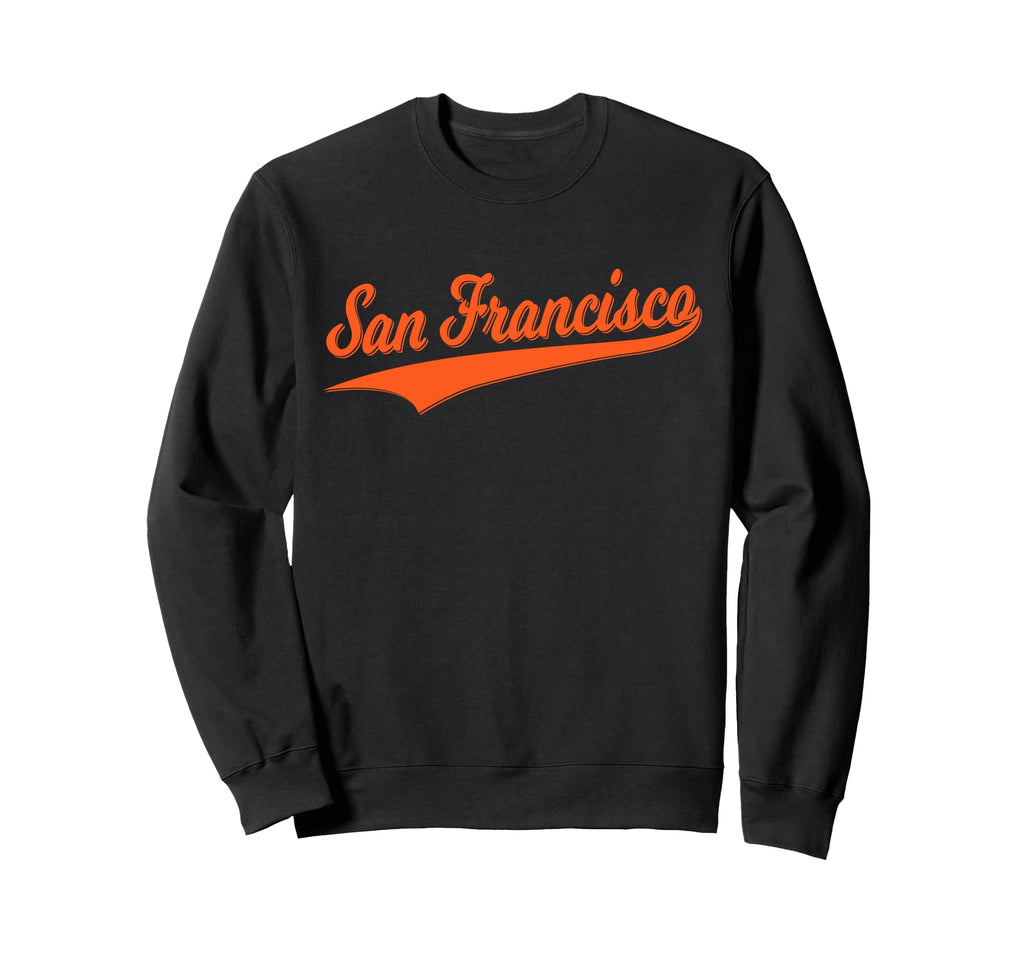 San Francisco Sf Varsity Script Sweatshirt - Casual Everyday Wear Unisex - T-Shirt, Sweatshirt, Hoodie