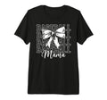 Baseball Mama Bow Baseball Mom T-Shirt - Unique Graphic for Adults - T-Shirt, Sweatshirt, Hoodie