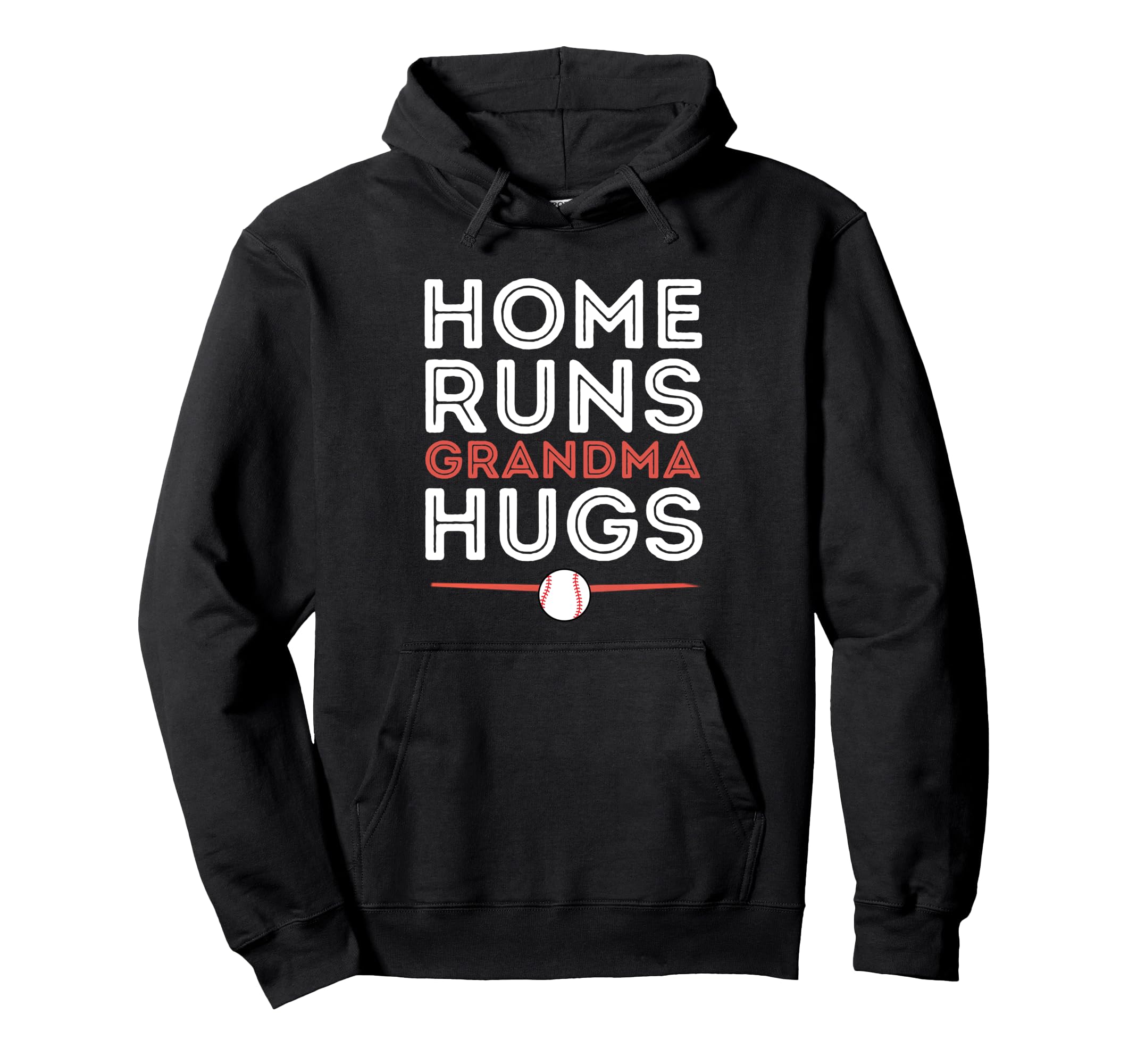 Baseball Homeruns Grandma Hugs Family Hoodie - Aesthetic Graphic Men Women - T-Shirt, Sweatshirt, Hoodie