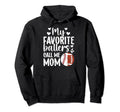 My Favorite Ballers Call Me Mom Football Hoodie - Minimalist Print Unisex - T-Shirt, Sweatshirt, Hoodie