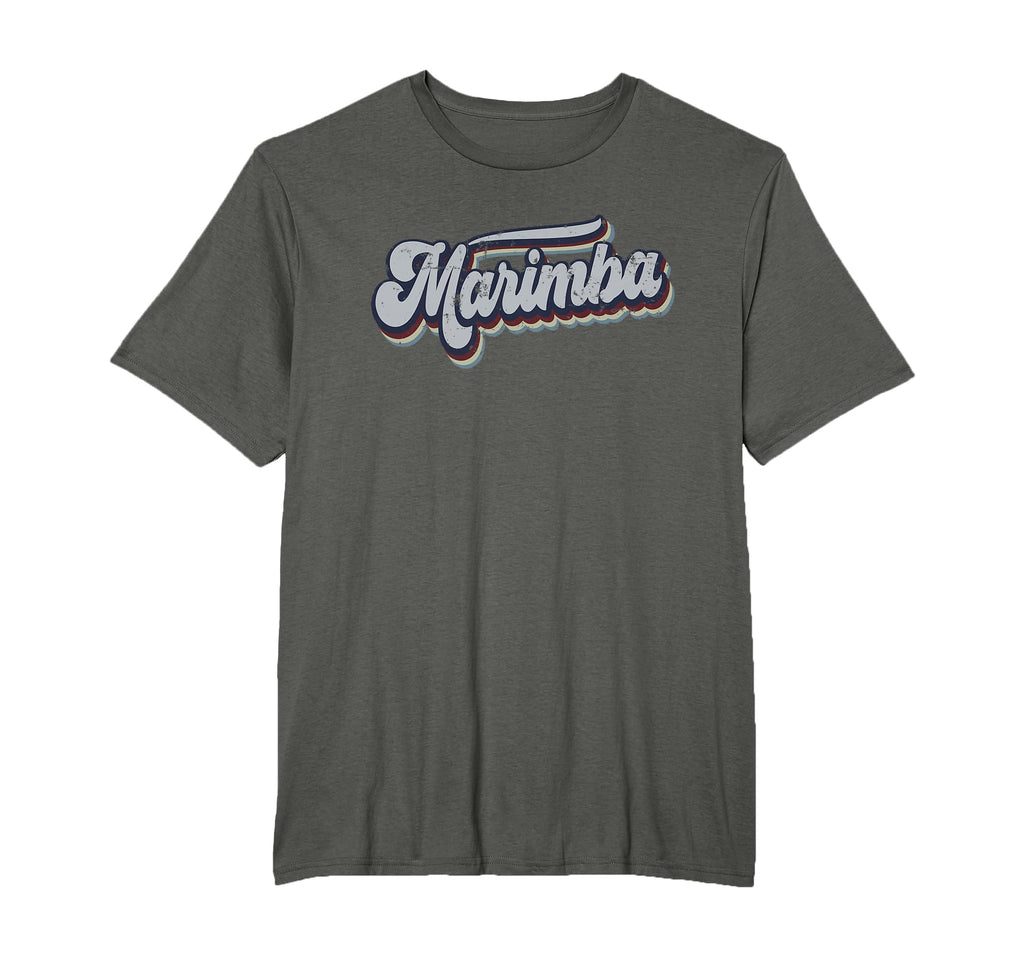 Marimba Distressed Rainbow Gift T-Shirt - Casual Everyday Wear Unisex - T-Shirt, Sweatshirt, Hoodie