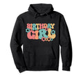 Groovy Birthday Party Boho Hippie Wavy Hoodie - Unique Graphic Men Women - T-Shirt, Sweatshirt, Hoodie