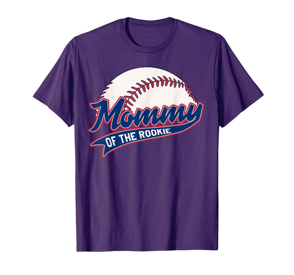 Mommy Rookie Birthday Baseball Theme T-Shirt - Minimalist Print for Adults - T-Shirt, Sweatshirt, Hoodie