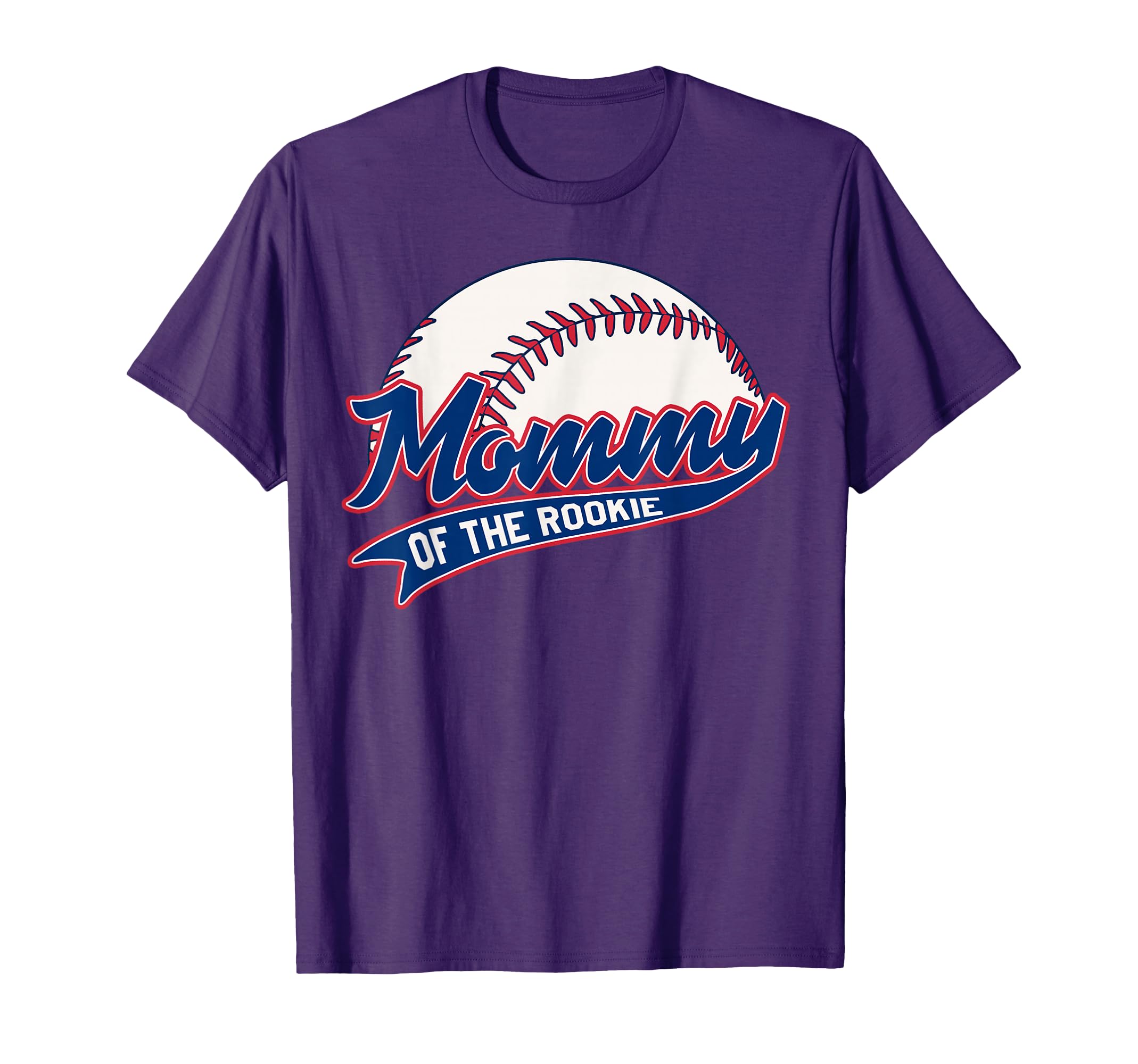 Mommy Rookie Birthday Baseball Theme T-Shirt - Minimalist Print for Adults - T-Shirt, Sweatshirt, Hoodie