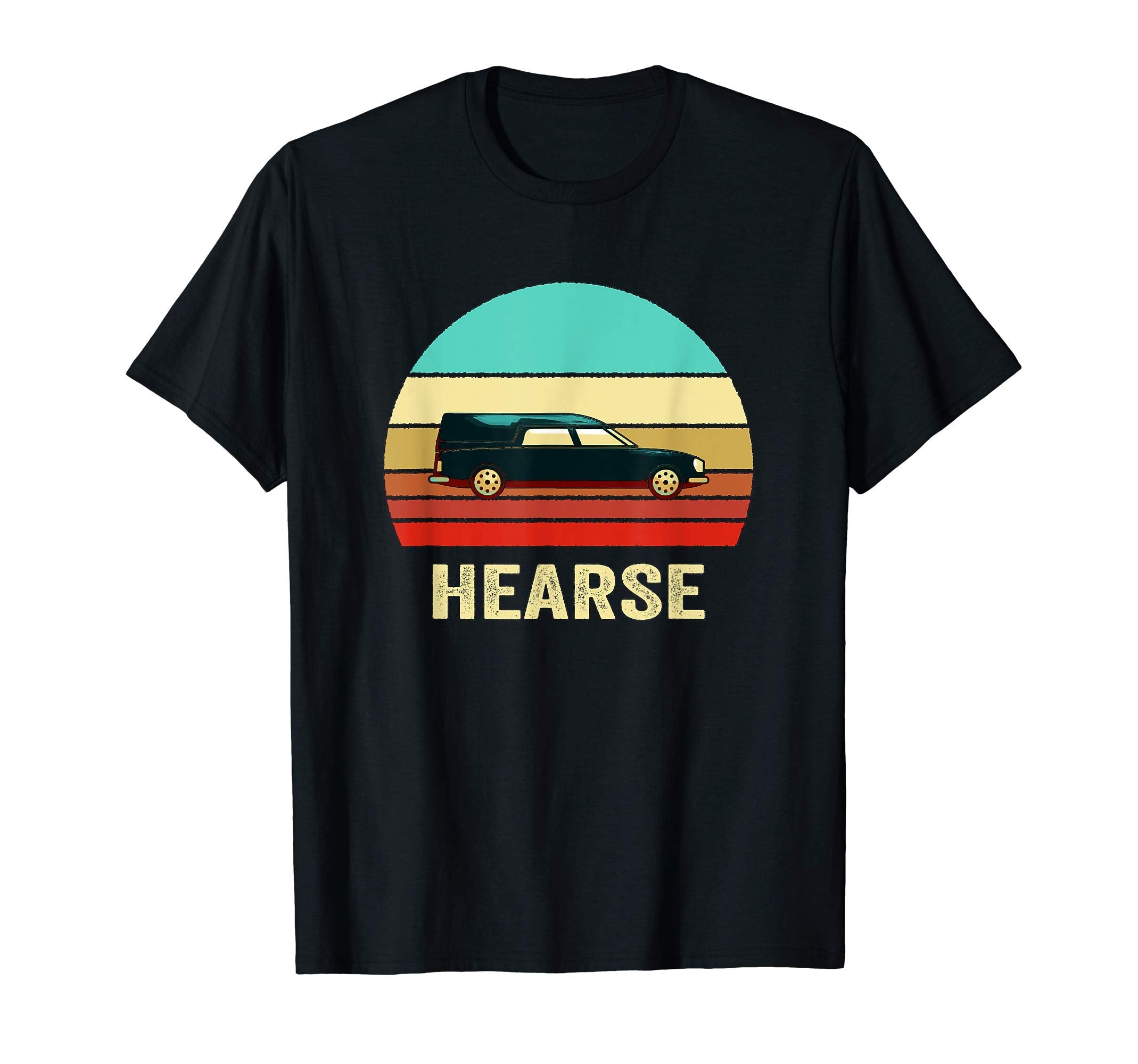 Sunset Hearse T-Shirt - Fun Novelty Design Unisex - T-Shirt, Sweatshirt, Hoodie