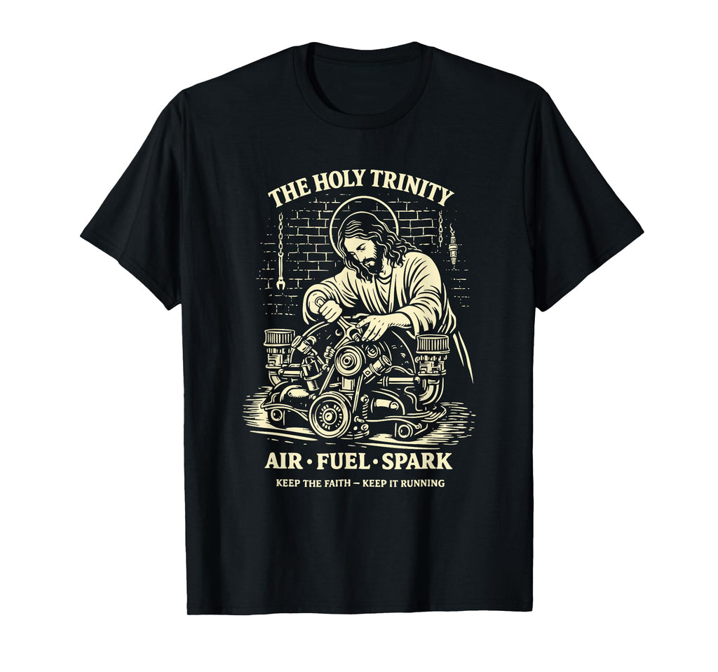 Funny Holy Trinity Air Fuel Spark T-Shirt - Novelty Apparel Men Women - T-Shirt, Sweatshirt, Hoodie