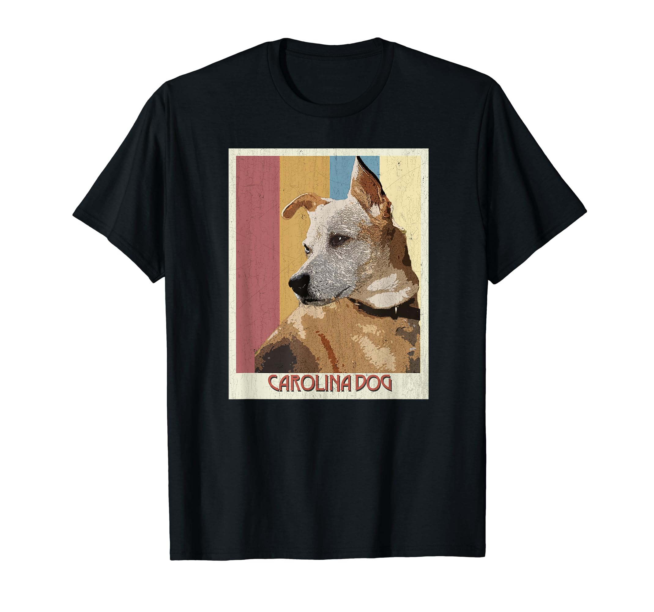 Carolina Dog Distressed Dog Gift T-Shirt - Trendy Graphic Unisex - T-Shirt, Sweatshirt, Hoodie