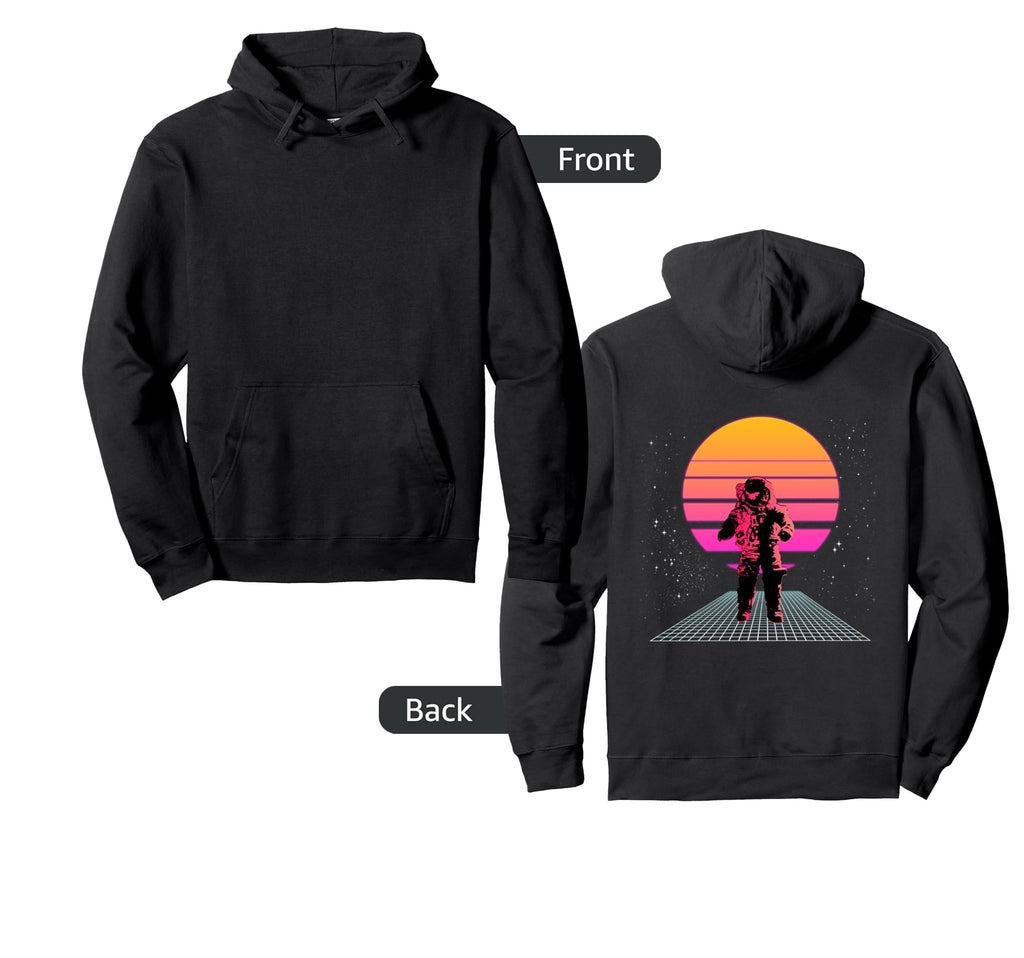 Vaporwave Aesthetic Japanese Astronaut Hoodie - Trendy Graphic Men Women - T-Shirt, Sweatshirt, Hoodie