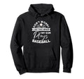 Funny Baseball Mom Funny Baseball Hoodie - Fun Novelty Design for Adults - T-Shirt, Sweatshirt, Hoodie