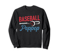 Baseball Pop Pop Life Happy Fathers Day Sweatshirt - Trendy Graphic Unisex - T-Shirt, Sweatshirt, Hoodie