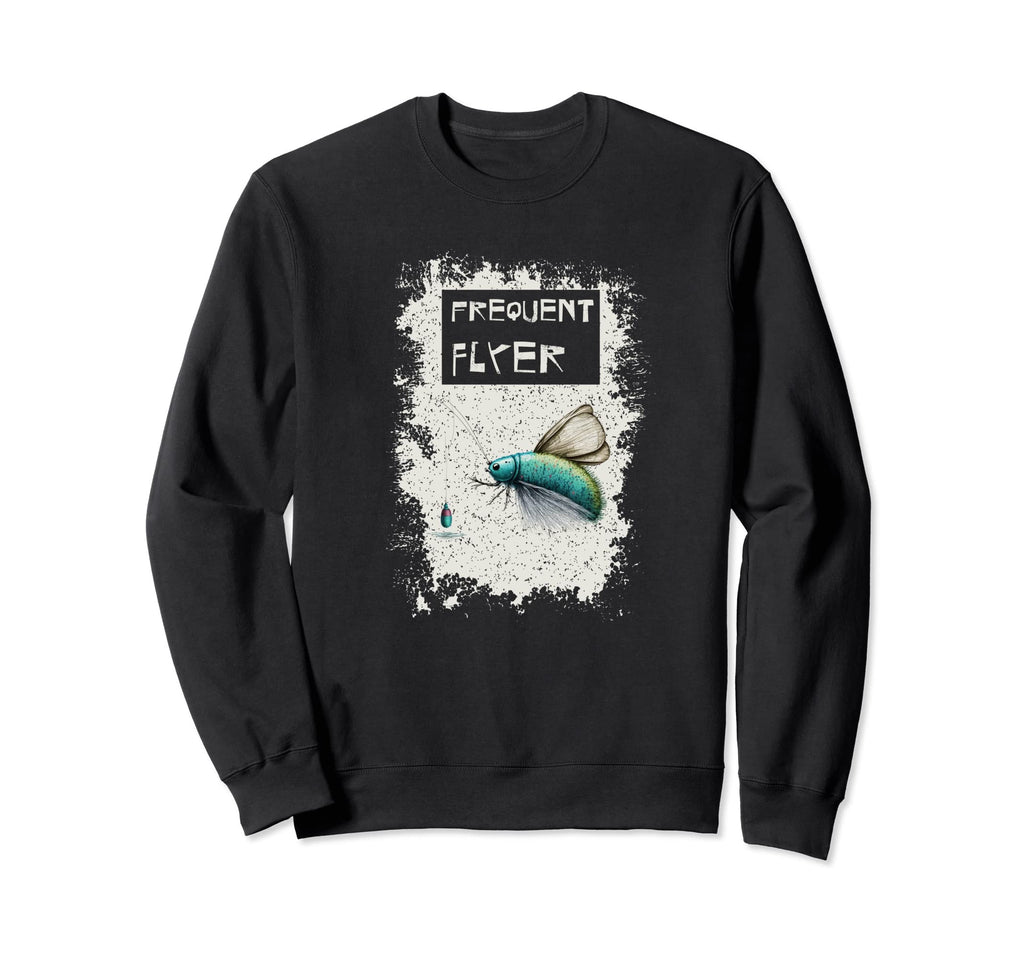 Funny Dad Joke Fly Fishing Grunge 90S Sweatshirt - Trendy Graphic Unisex - T-Shirt, Sweatshirt, Hoodie