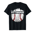 Pittsburgh Baseball Skyline Pittsburgh T-Shirt - Trendy Graphic Men Women - T-Shirt, Sweatshirt, Hoodie
