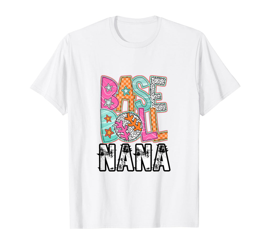 Baseball Nana T-Shirt - Unique Graphic for Adults - T-Shirt, Sweatshirt, Hoodie