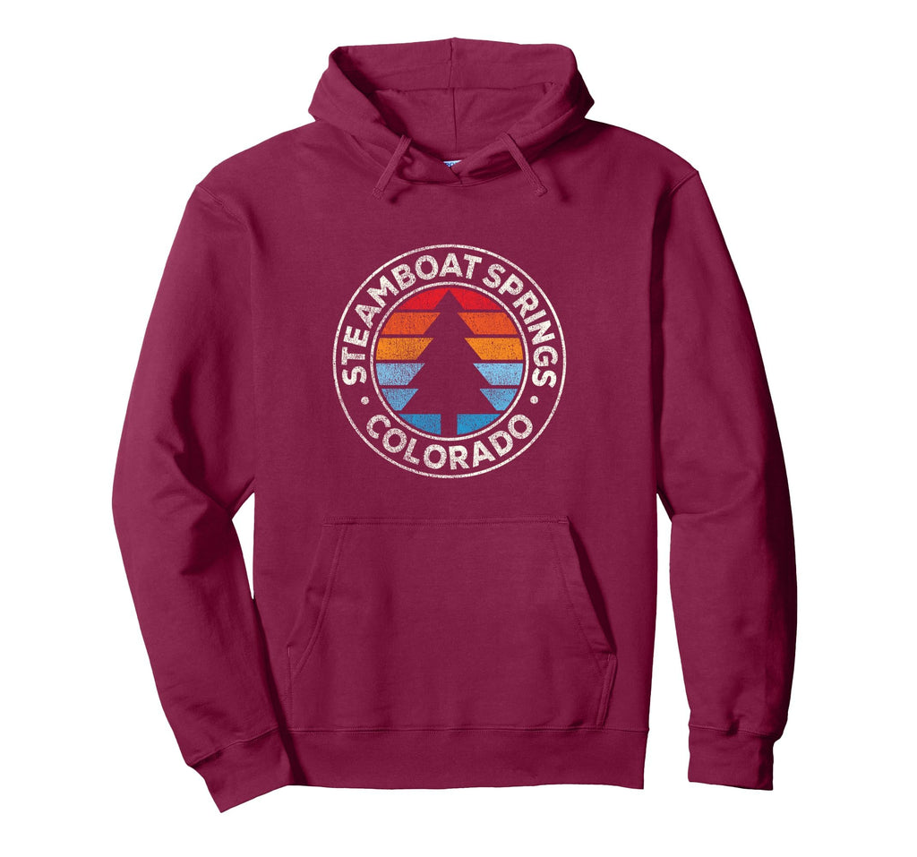 Steamboat Springs Colorado Co 70S Hoodie - Casual Everyday Wear for Adults - T-Shirt, Sweatshirt, Hoodie