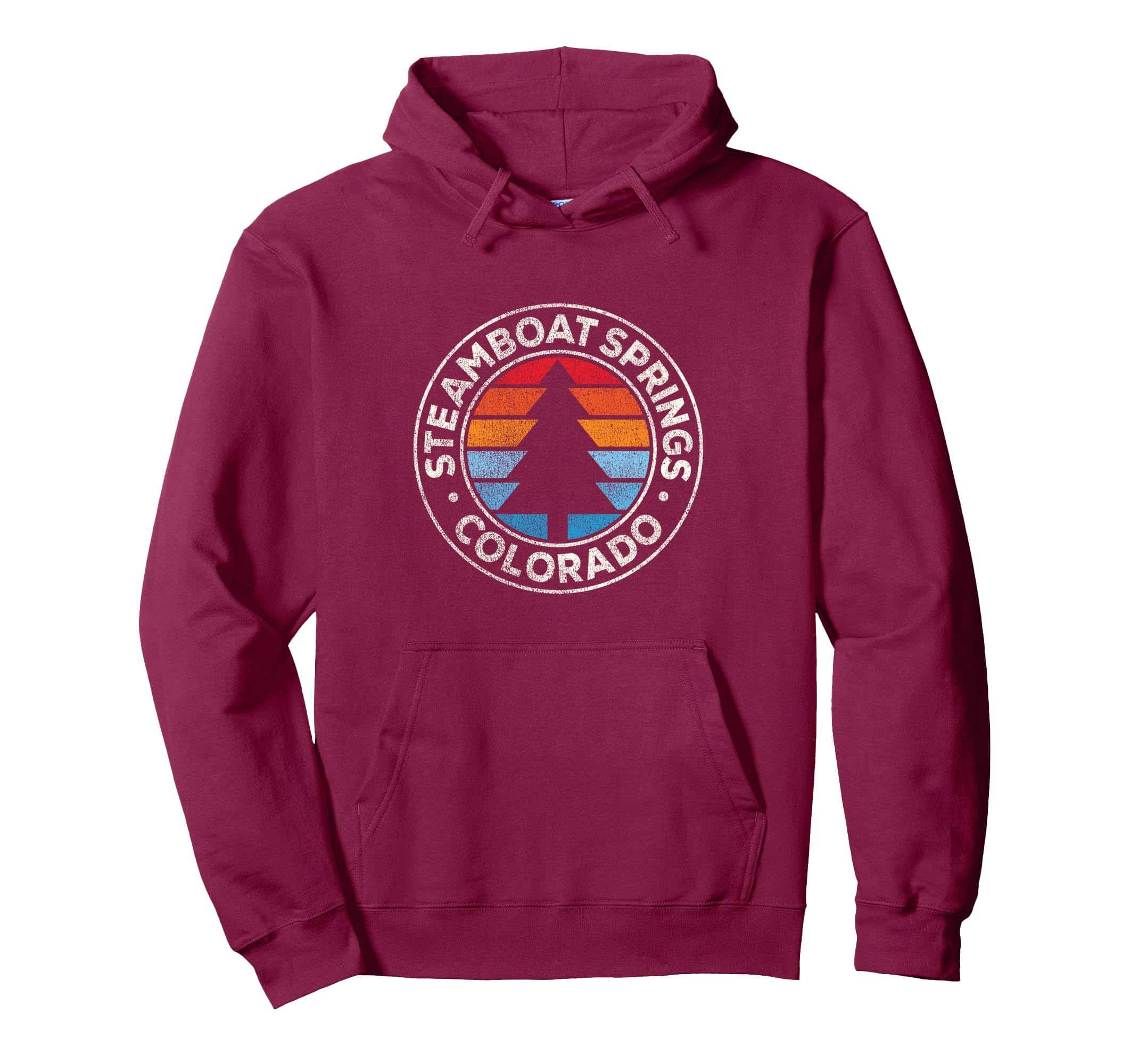 Steamboat Springs Colorado Co 70S Hoodie - Casual Everyday Wear for Adults - T-Shirt, Sweatshirt, Hoodie