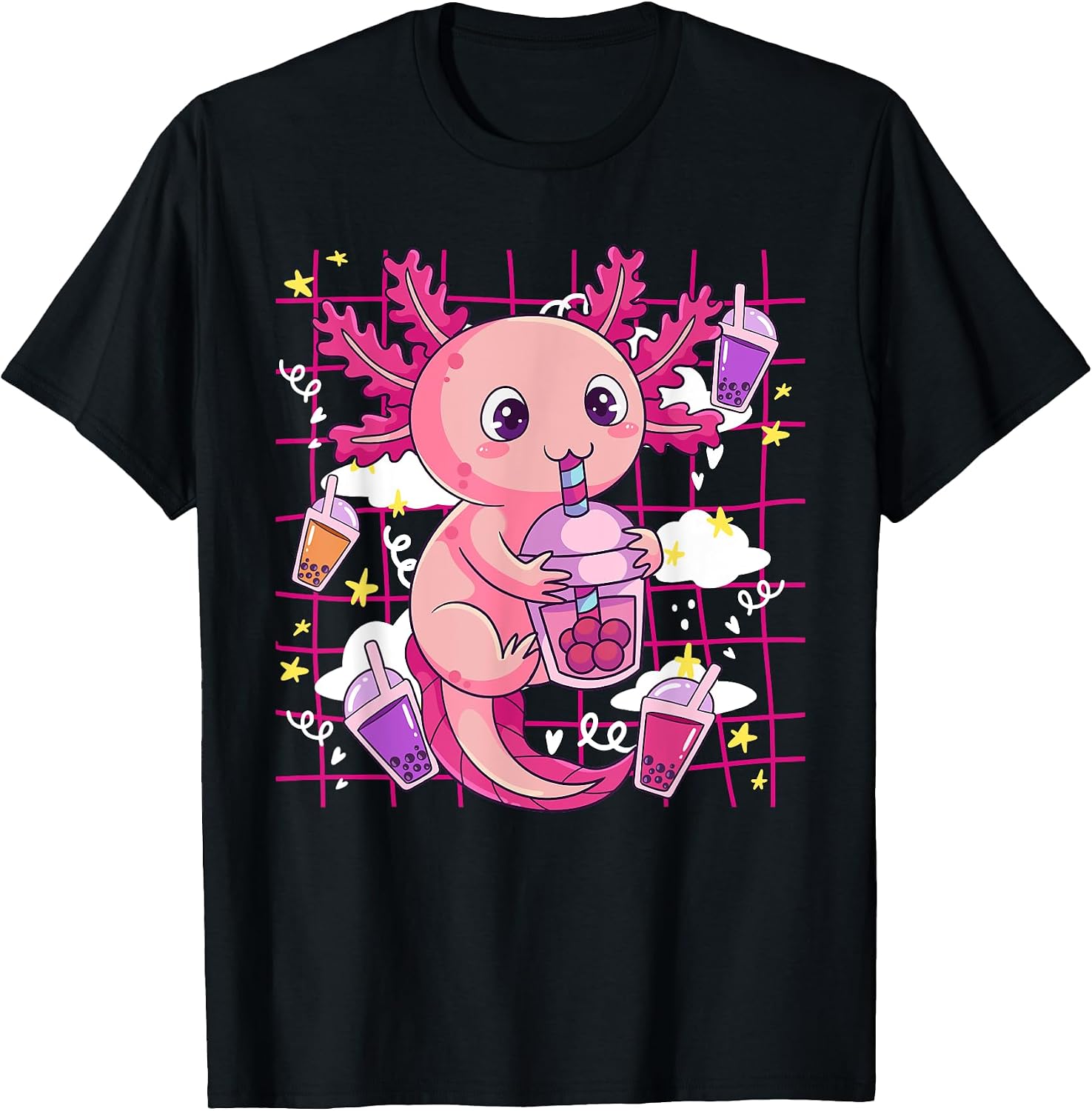 Kawaii Bobalotl Funny Japanese Anime Merch - Adult & Kids T-Shirts, Sweatshirts & Hoodies apparel design preview 1