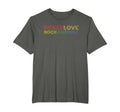 Rock And Roll Peace Love Music T-Shirt - Streetwear Style for Adults - T-Shirt, Sweatshirt, Hoodie