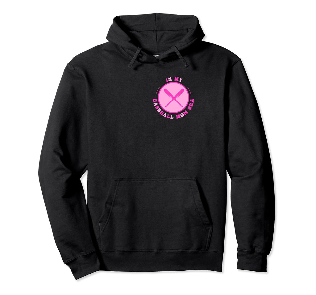 My Baseball Mom Era Game Day Mom Era Hoodie - Minimalist Print for Adults - T-Shirt, Sweatshirt, Hoodie