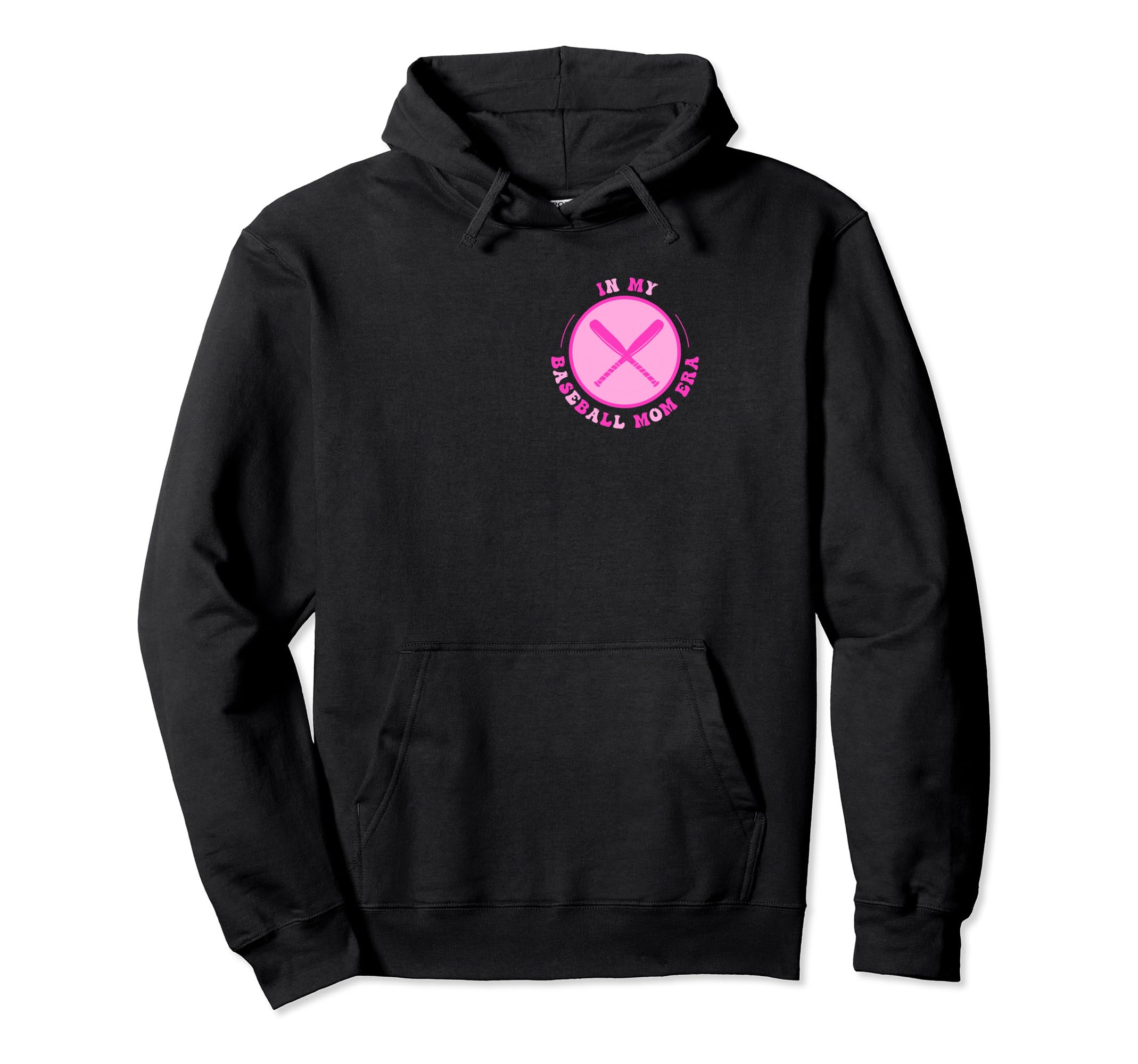 My Baseball Mom Era Game Day Mom Era Hoodie - Minimalist Print for Adults - T-Shirt, Sweatshirt, Hoodie