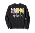 Mama Both Baseball Softball Mom Mothers Sweatshirt - Trendy Graphic Unisex - T-Shirt, Sweatshirt, Hoodie