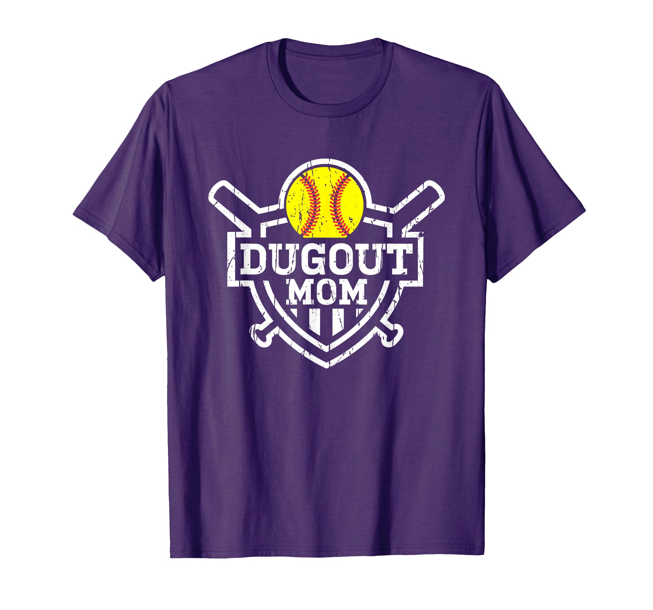 Softball Dugout Mom T-Shirt - Fun Novelty Design Unisex - T-Shirt, Sweatshirt, Hoodie