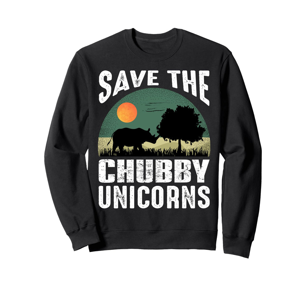 Funny Save Chubby Unicorns Colors Sweatshirt - Custom Art Print Men Women - T-Shirt, Sweatshirt, Hoodie