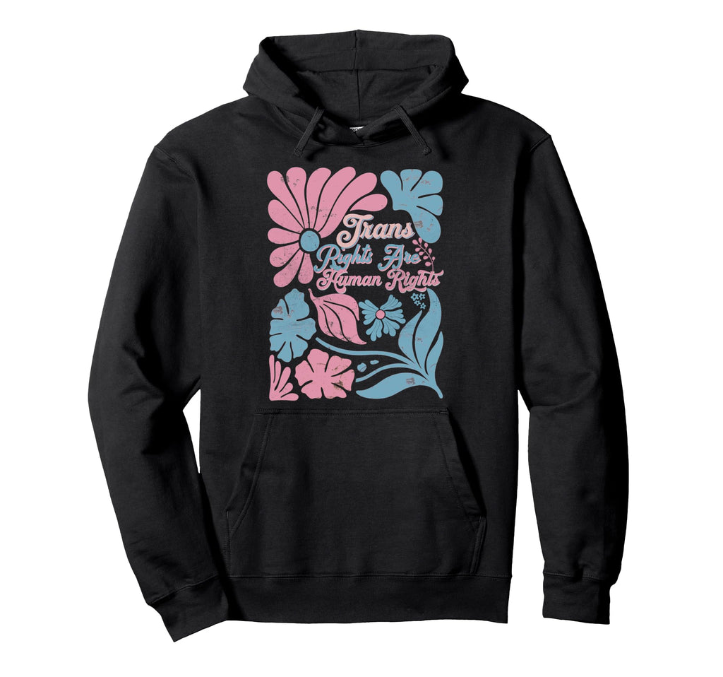 Boho Lgbtq Pride Trans Rights Are Hoodie - Fun Novelty Design Men Women - T-Shirt, Sweatshirt, Hoodie