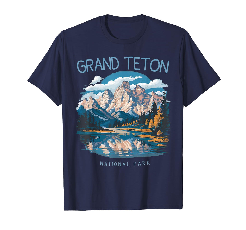 Grand Teton Jenny Lake National Park T-Shirt - Fun Novelty Design Unisex - T-Shirt, Sweatshirt, Hoodie