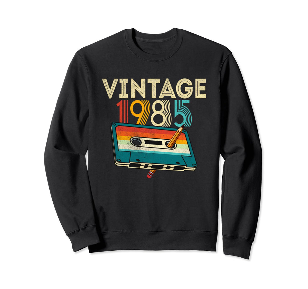40 Year Old Gifts 1985 Cassette Tape Sweatshirt - Custom Art Print Unisex - T-Shirt, Sweatshirt, Hoodie