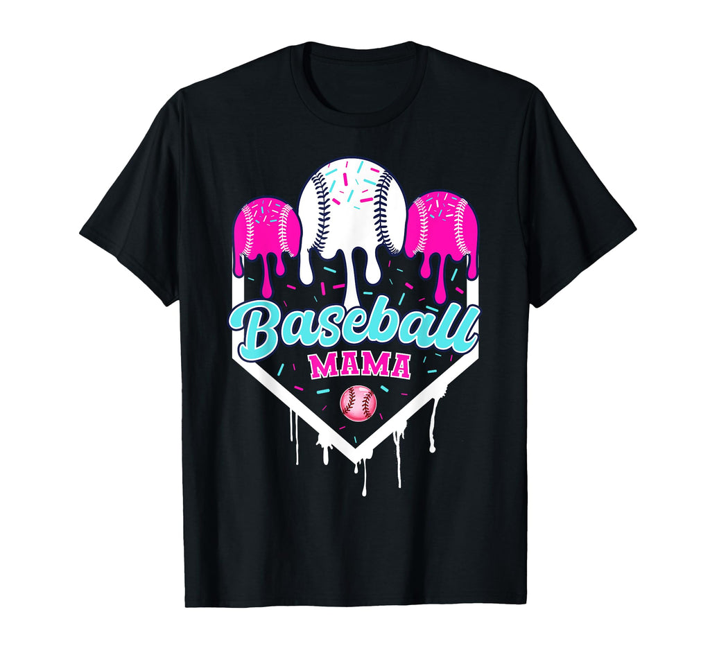 Baseball Drip Mama Ice Cram Home T-Shirt - Aesthetic Graphic Men Women - T-Shirt, Sweatshirt, Hoodie