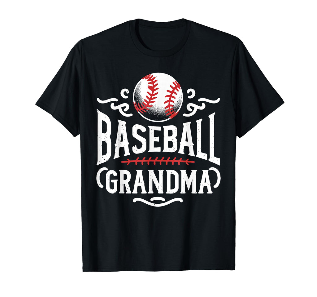 Baseball Grandma Grandmother Granny T-Shirt - Novelty Apparel for Adults - T-Shirt, Sweatshirt, Hoodie
