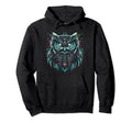 Cyberpunk Owl Bird Vaporwave Vivid 80S Hoodie - Custom Art Print Men Women - T-Shirt, Sweatshirt, Hoodie