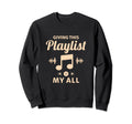 Rap Lover Old School Playlist Sweatshirt - Aesthetic Graphic Men Women - T-Shirt, Sweatshirt, Hoodie