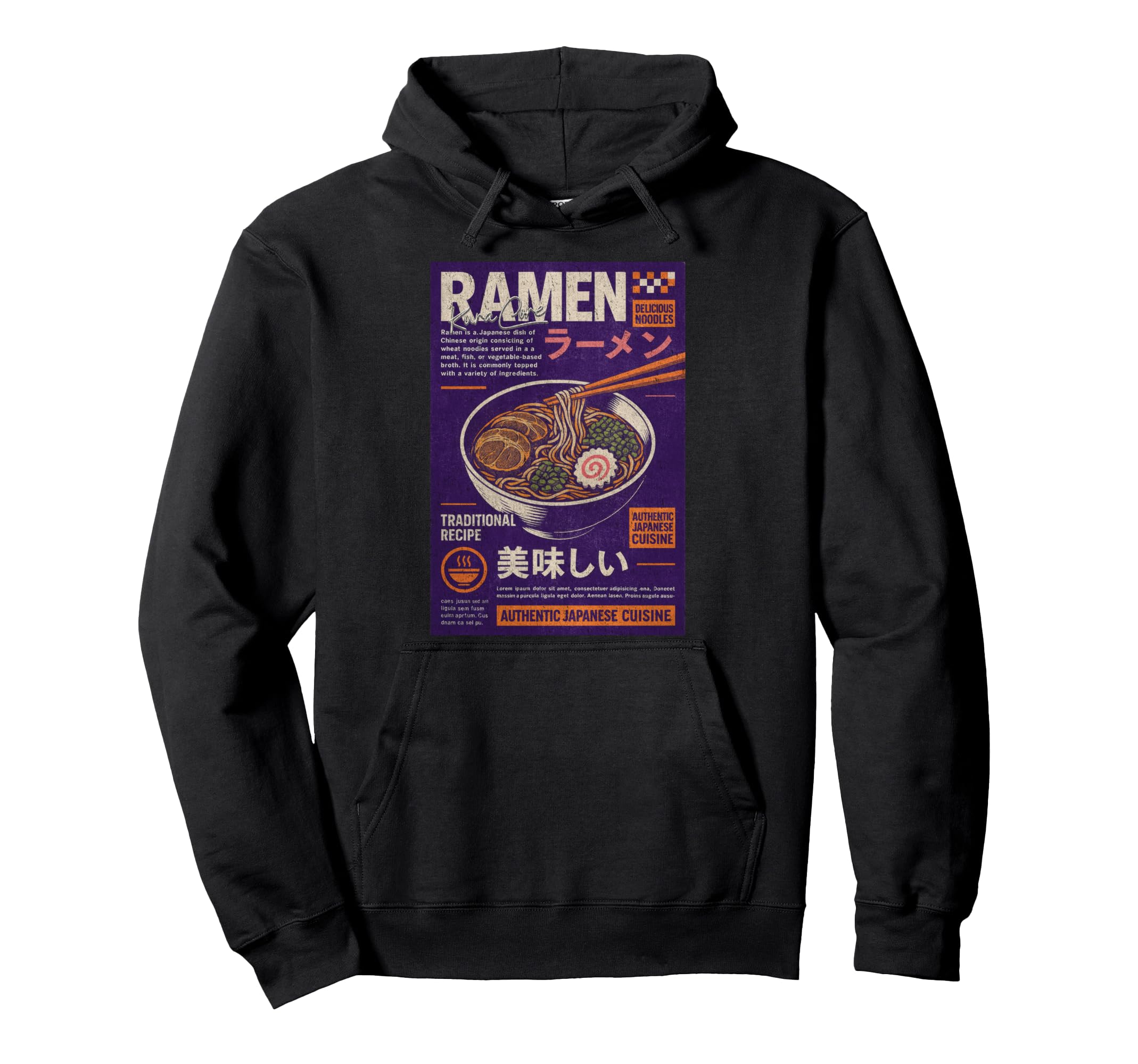 Ramen Japanese Streetwear Cyberpunk Y2K Hoodie - Trendy Graphic Unisex - T-Shirt, Sweatshirt, Hoodie