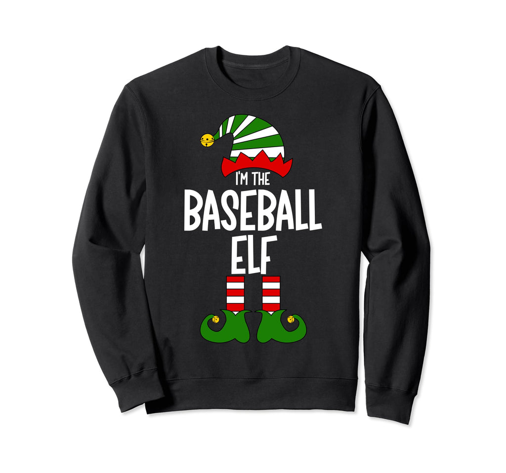 Baseball Elf Family Group Sweatshirt - Aesthetic Graphic Men Women - T-Shirt, Sweatshirt, Hoodie