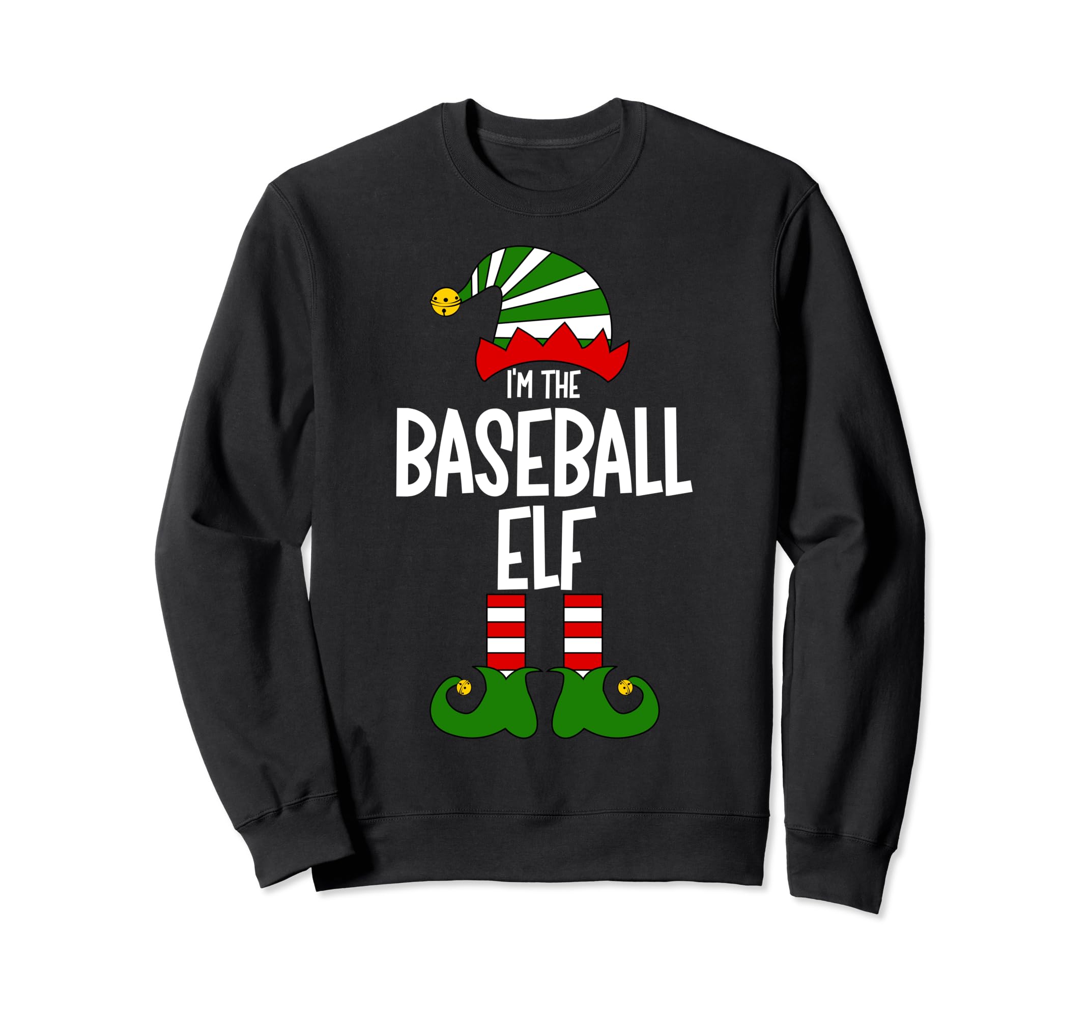 Baseball Elf Family Group Sweatshirt - Aesthetic Graphic Men Women - T-Shirt, Sweatshirt, Hoodie