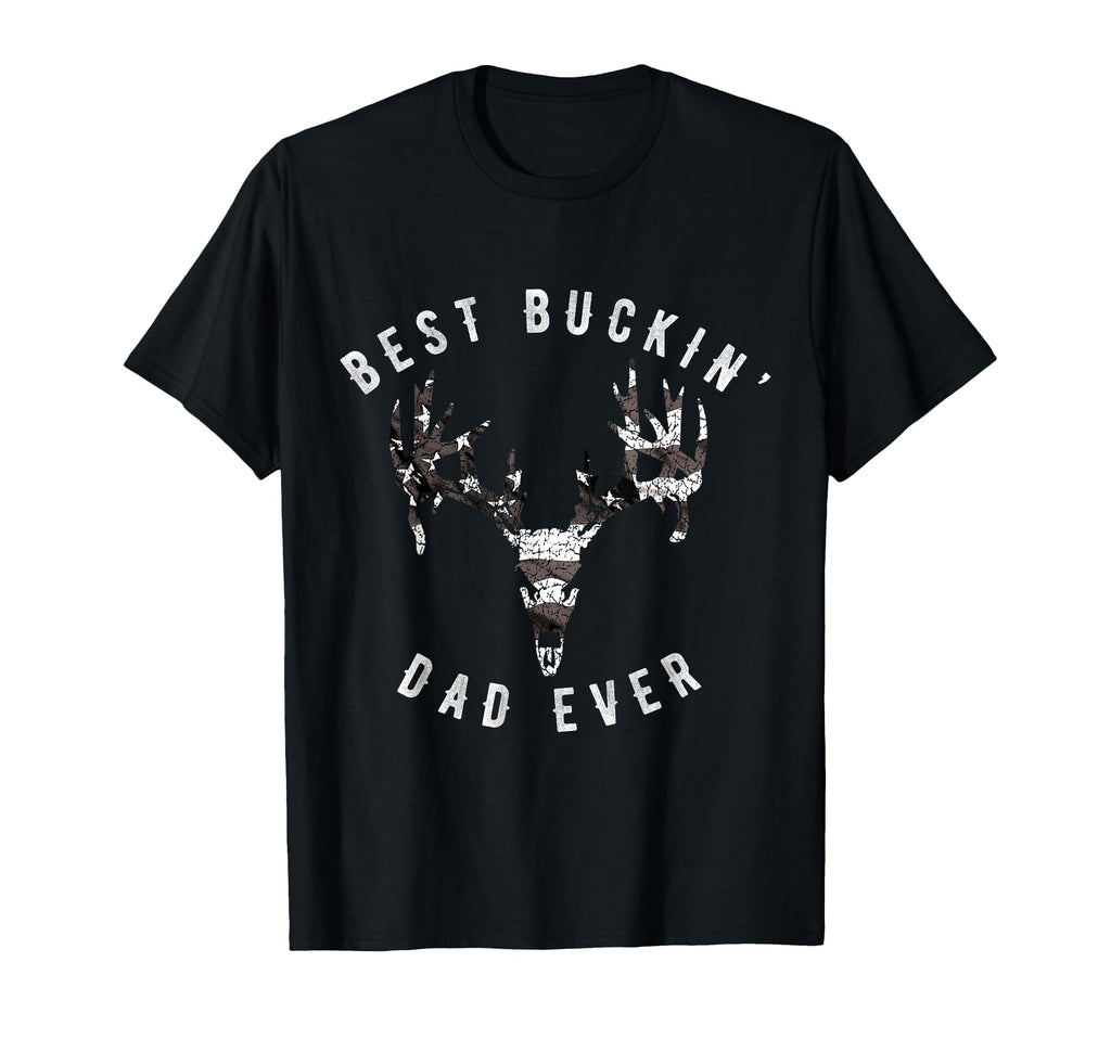American Best Buckin Dad Ever T-Shirt - Minimalist Print Men Women - T-Shirt, Sweatshirt, Hoodie