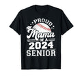 Proud Mama 2024 Senior Graduate T-Shirt - Aesthetic Graphic for Adults - T-Shirt, Sweatshirt, Hoodie