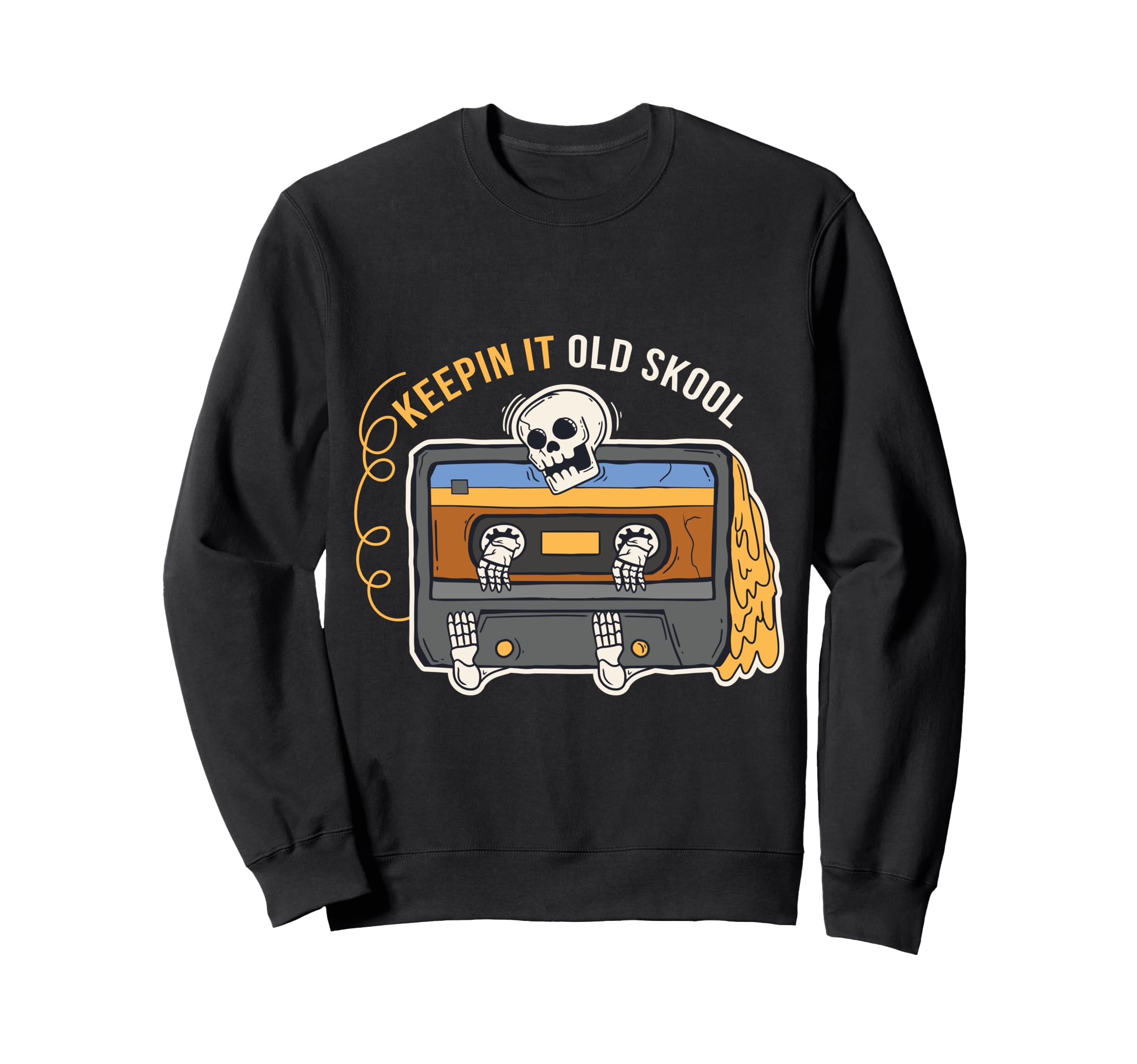 Keep It Old Skool Music Sweatshirt - Casual Everyday Wear Men Women - T-Shirt, Sweatshirt, Hoodie