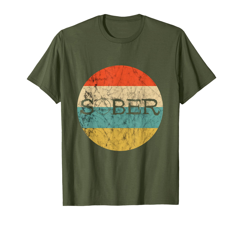 Sober Recover Sunset Sobriety Abstinence T-Shirt - Unique Graphic Unisex - T-Shirt, Sweatshirt, Hoodie