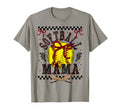 Softball Mama Groovy Softball Mom Mother T-Shirt - Custom Art Print Unisex - T-Shirt, Sweatshirt, Hoodie