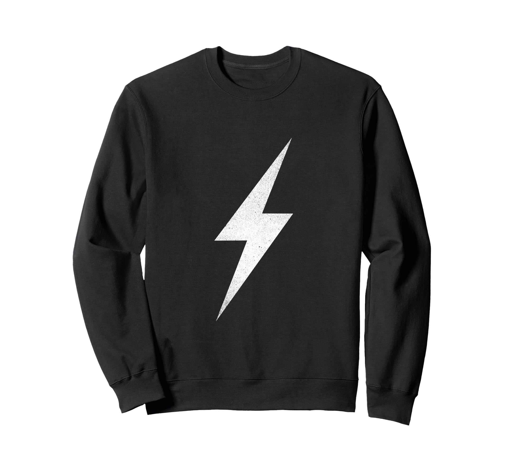 Lightning White Stylish Sweatshirt - Minimalist Print for Adults - T-Shirt, Sweatshirt, Hoodie