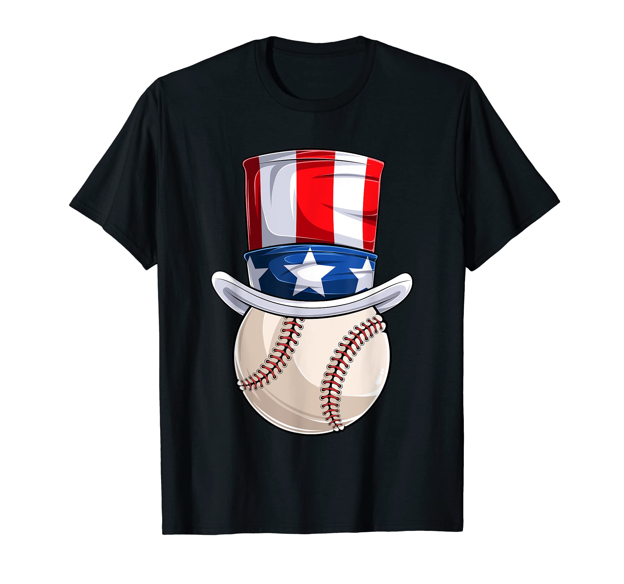 American Flag Baseball Shirts T-Shirt - Fun Novelty Design for Adults - T-Shirt, Sweatshirt, Hoodie