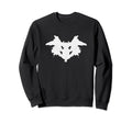 Rorschach Inkblot Test Psychology Sweatshirt - Minimalist Print Men Women - T-Shirt, Sweatshirt, Hoodie