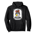 Messy Bun Mom Both Baseball Softball Hoodie - Aesthetic Graphic Unisex - T-Shirt, Sweatshirt, Hoodie