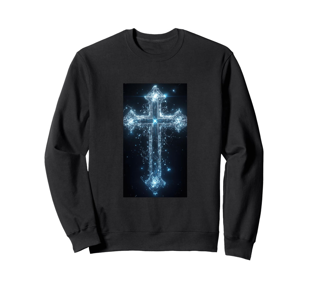 Gothic Cross Grunge Aesthetic Y2K Goth Sweatshirt - Trendy Graphic Unisex - T-Shirt, Sweatshirt, Hoodie