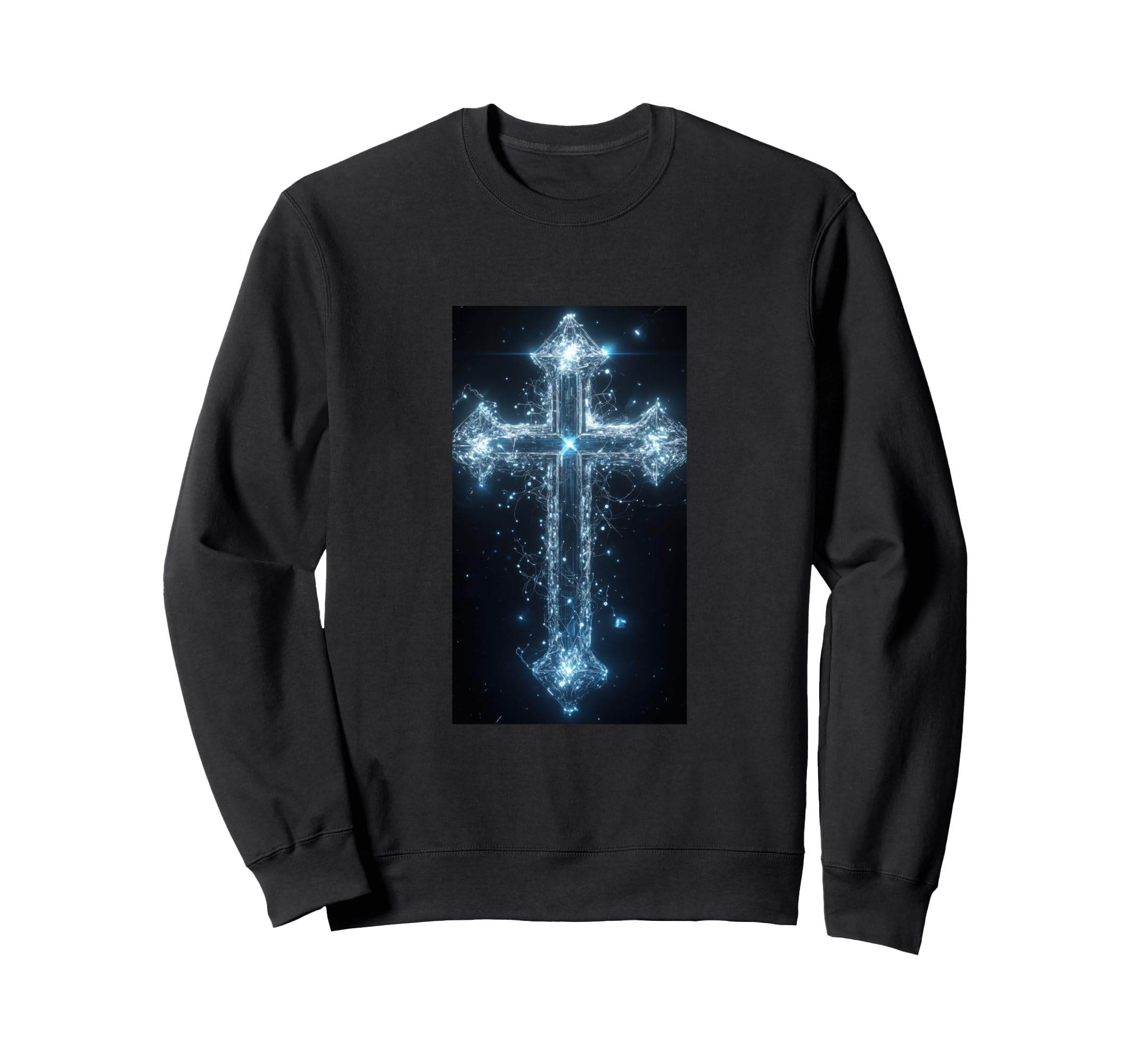 Gothic Cross Grunge Aesthetic Y2K Goth Sweatshirt - Trendy Graphic Unisex - T-Shirt, Sweatshirt, Hoodie